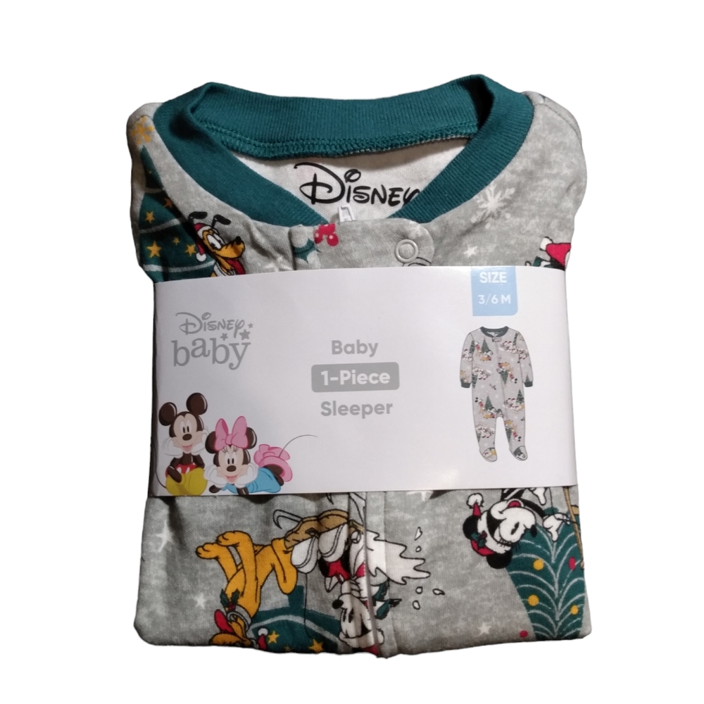 Disney Mickey Mouse Sleeper/Footed Pajamas